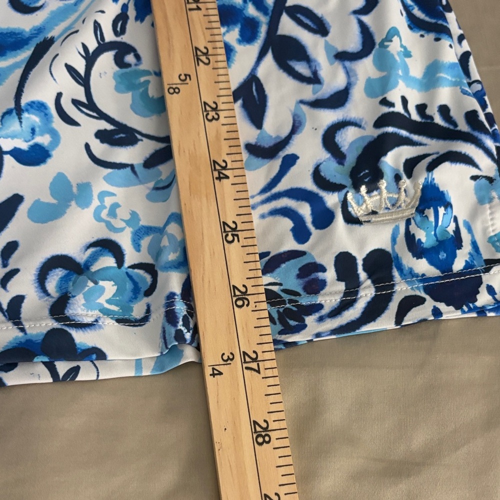 KASTEL® SLEEVELESS TANK IKAT 1/4 ZIP SHIRT; Sz: L; EUC - Picture 7 of 11